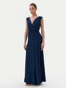 Sukienki - Rinascimento Sukienka wieczorowa CFC0122393003 Granatowy Regular Fit - miniaturka - grafika 1