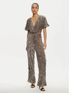 Kombinezony - Pieces Kombinezon Kam 17153622 Złoty Regular Fit - miniaturka - grafika 1