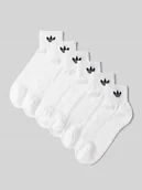 Skarpetki damskie - Skarpety z nadrukiem z logo w zestawie 6 szt. - miniaturka - grafika 1