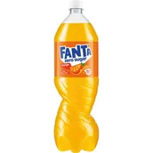 Woda - Fanta Zero Sugar Napój gazowany o smaku pomarańczowym 1,5 l - miniaturka - grafika 1