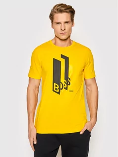 Koszulki męskie - Hugo Boss T-Shirt Tee 2 50462873 Pomarańczowy Regular Fit - grafika 1