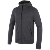 Bluzy sportowe męskie - Męska bluza Zulu Merino Hoodie 230 Rozmiar: L / Kolor: szary - miniaturka - grafika 1