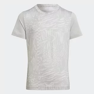 Koszulki dla dziewczynek - adidas Koszulka dziewczęca (krótki rękaw), Biały/szary dwa/odblaskowy srebrny, 13-14 lat - grafika 1