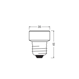 OSRAM żarówka LED Star Flat E27 3,5W 2700K wymienny pierścień. - Żarówki LED - miniaturka - grafika 1