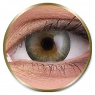 Soczewki kontaktowe - Maxvue Vision Phantasee Natural - Lime Green 2 szt. moc 0.0 zerówki - miniaturka - grafika 1
