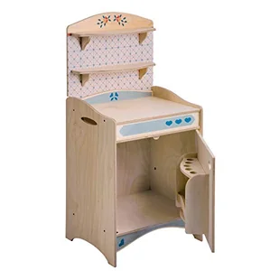 Dida - Kuchnia do zabawy, lodówka, część 9-częściowego kompletnego zestawu kuchennego z drewna dla dzieci, dostępna również pojedynczo. Idealna do przedszkoli i przedszkolaków - Zabawki AGD - miniaturka - grafika 1