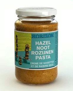 Horizon Krem z orzechów laskowych z rodzynkami 350 g Bio - Słodkie kremy i masła - miniaturka - grafika 1