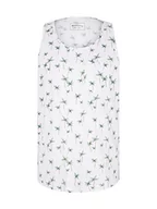Koszulki męskie - TOM TAILOR Denim Męskie Tank top z nadrukiem na całej powierzchni 1031171, 29734 - White Real Palm Print, XL - miniaturka - grafika 1