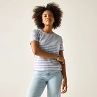 Koszulki i topy damskie - Regatta Koszulka damska Bayletta Fioletowy, Cotton, Rozmiar: 48 - miniaturka - grafika 1