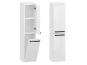 Szafki łazienkowe - Słupek Łazienkowy ATHOS 30 2D K P - Uchwyt Czarny Mat - miniaturka - grafika 1