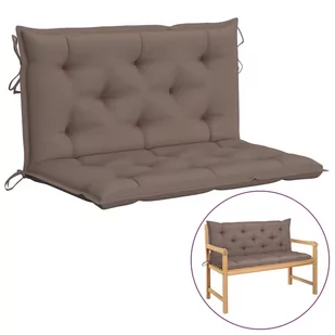 vidaXL Poduszka na huśtawkę taupe 100 cm tkanina 315000 - Poduszki ogrodowe - miniaturka - grafika 1