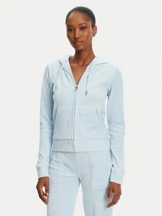 Juicy Couture Bluza Robertson JCAP176 Błękitny Slim Fit - Bluzy damskie - miniaturka - grafika 1