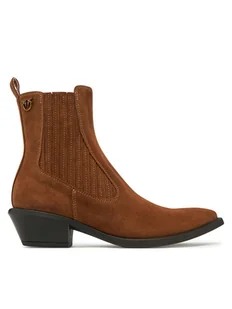 PINKO Kowbojki Tex 14 SD0345P002 Brązowy - Botki damskie - miniaturka - grafika 1
