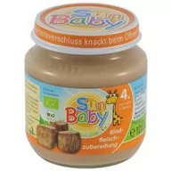 Dania dla dzieci - Baby Sun 4 mc WOŁOWINA BEZGLUTENOWA BIO 125 g - - miniaturka - grafika 1