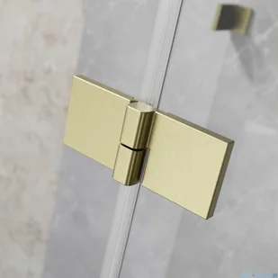 Radaway Essenza Pro Brushed Gold Kdj+S kabina 90x80x90cm prawa szczotkowane złoto 10097380-99-01R/10098090-01-01/10098090-01-01 - Kabiny prysznicowe - miniaturka - grafika 5