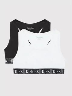 Biustonosze dla dziewczynek - Calvin Klein Underwear Komplet 2 biustonoszy Bralette G80G800556 Biały - grafika 1