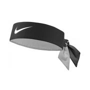 Ściągacze i opaski sportowe - Nike, Opaska na głowę, Tennis Headband 010, czarna - miniaturka - grafika 1