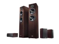 Kino domowe - Yamaha RX-V4A (czarny) + NS-F51 (orzech) + NS-P51 (orzech) - miniaturka - grafika 1