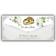 Kartki okolicznościowe i zaproszenia - Karnet-koperta Ślub od Babci i Dziadka - miniaturka - grafika 1