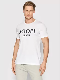 Koszulki męskie - Joop! Jeans T-Shirt 15 JJJ-09ALEX 30031001 Biały Regular Fit - grafika 1