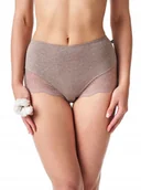 Majtki damskie - FIGI DAMSKIE WYSOKI STAN KEY LPF 111 CAPUCINO 2PAK XL - miniaturka - grafika 1