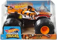 Samochody i pojazdy dla dzieci - Hot Wheels, Monster Trucks, Pojazd Tiger Shark, 1:24 - miniaturka - grafika 1