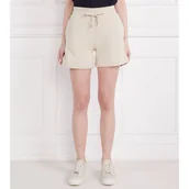 Spodenki damskie - Tommy Hilfiger Szorty 1985 MINI CORP LOGO TERRY SHORTS | Regular Fit - miniaturka - grafika 1