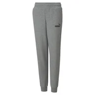 Odzież sportowa dziecięca - Młodzieżowe spodnie z logo Essentials PUMA Medium Gray Heather - miniaturka - grafika 1