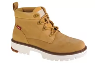 Buty trekkingowe damskie - Levi'S Solvi Ankle 233618-932-74, Damskie, Trapery, Żółty - miniaturka - grafika 1