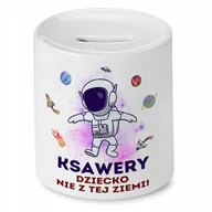 Skarbonki - Skarbonka 330 ml Dla Ksawerego Syna Dziecka z Nadrukiem ze Zdjęciem - miniaturka - grafika 1