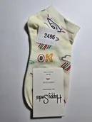 Skarpetki męskie - Kolorowe skarpety Happy Socks stopki unisex rozmiar 36-40 (2496) - miniaturka - grafika 1