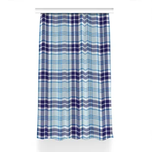 Gotowa zasłona z grafiką Szkocka krata 150x240 cm, Fabricsy - Zasłony - miniaturka - grafika 1