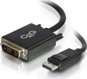 Adaptery i przejściówki - C2G C2G 2m DisplayPort to Single Link DVI-D Adapter Cable M/M - DP to DVI - Black - DisplayPort-Kabel - DisplayPort M zu DVI-D M - 2 m - Schwarz 84329 - miniaturka - grafika 1
