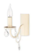 Lampy ścienne - Lemir Velio kinkiet 1 pł antyczna biel O1950 AB 015O1950 AB - miniaturka - grafika 1