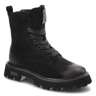Czarne Trzewiki Big Star Damskie Modne Buty Jesienne - Botki damskie - miniaturka - grafika 1