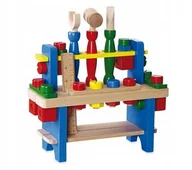 Zabawy w naśladowanie dorosłych - DREWNIANY WARSZTAT BABY MIX HJD93559 - miniaturka - grafika 1
