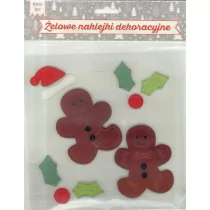 Żelowe naklejki dekoracyjne BN ciasteczka - Ozdoby bożonarodzeniowe - miniaturka - grafika 1