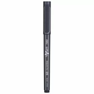 Pióro kulkowe Deli Q15BK 0,7mm czarne - Pióra kulkowe Pióro kulkowe Deli Q15BK 0,7mm czarne - Pióra kulkowe - miniaturka - grafika 1