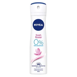 NIVEA FRESH FLOWER 0% ALUMINIUM DEZODORANT 150ML - Dezodoranty i antyperspiranty męskie - miniaturka - grafika 4