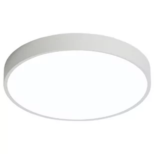Okrągły plafon do salonu Abigali-MD1001-30-BW-W LED 20W 3000K biały - Lampy sufitowe - miniaturka - grafika 1