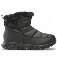 Śniegowce damskie - Skechers Nocturne Śniegowce Damskie na Zimę Czarne Ciepłe 36 Jkb - miniaturka - grafika 1