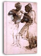 Obrazy i zdjęcia na płótnie - Two Dancers, Edgar Degas - obraz na płótnie Wymiar do wyboru: 70x100 cm - miniaturka - grafika 1