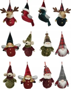 Zawieszka na choinkę 16x9 cm mix wzorów - Bombki - miniaturka - grafika 1