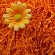 Folia, papier śniadaniowy, serwetki - Wypełniacz Naturalny Dekoracyjny Pomarańczowy - miniaturka - grafika 1