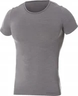 Koszulki sportowe męskie - Brubeck SS11030 Koszulka męska z krótkim rękawem COMFORT WOOL ciemnoszary XXL - miniaturka - grafika 1