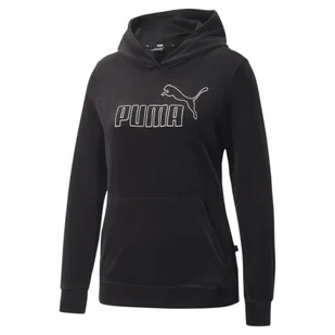 Bluza dresowa damska Puma ESS+ VELOUR - Bluzy damskie - miniaturka - grafika 1