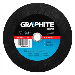 Graphite Tarcza tnąca do metalu 350 x 3.5 x 32.0 mm, 41 A24-T-BF TOP-57H712 - Tarcze do pił - miniaturka - grafika 1
