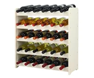 Stojaki na wino - Regał na wino RW-16 30 butelek - Ecru / Wamar-Sosenka - miniaturka - grafika 1