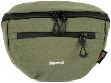 Saszetka nerka Himawari Sling miejska, podróżna unisex na dokumenty Khaki
