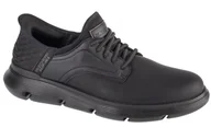 Półbuty męskie - Skechers Slip-Ins: Garza - Gervin 205046-BBK, Męskie, półbuty, Czarne - miniaturka - grafika 1